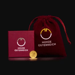 Złota moneta Wiedeński Filharmonik 1/10 oz – edycja prezentowa