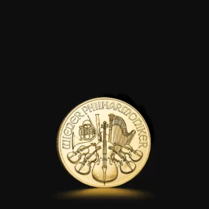 Złota moneta Wiedeński Filharmonik 1/10 oz – edycja prezentowa
