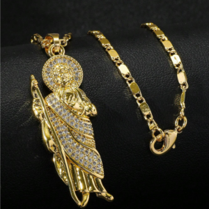 Naszyjnik patrona kierowców „Św. Krzysztof”.