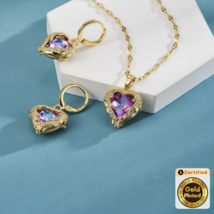 Wyjątkowy zestaw fioletowych serc.