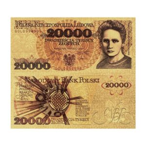 Jedenasty banknot kolekcjonerski  „20000 złotych Marii Skłodowskiej-Curie”