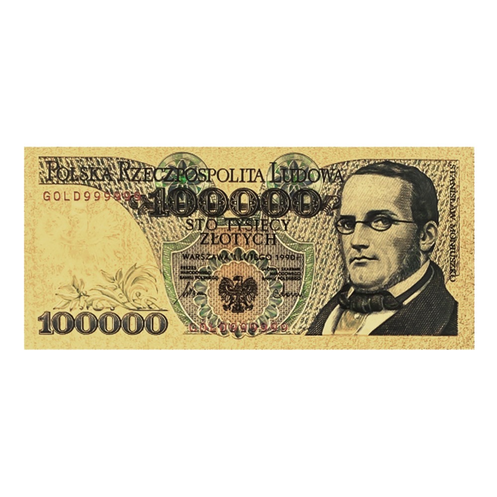 Trzynasty banknot kolekcjonerski "100.000 złotych STANISŁAWA MONIUSZKO". - obrazek 3