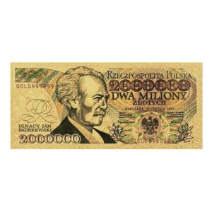 Siedemnasty banknot kolekcjonerski  „2000000 złotych ​Ignacego Paderewskiego”