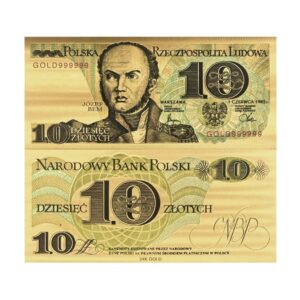 Pierwszy banknot kolekcji Polskie Wspomnienia „10 zł Józefa Bem”.