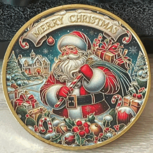 Moneta okolicznościowa „Mikołaj Święty”.