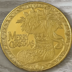 Moneta okolicznościowa „Mikołaj Święty”.