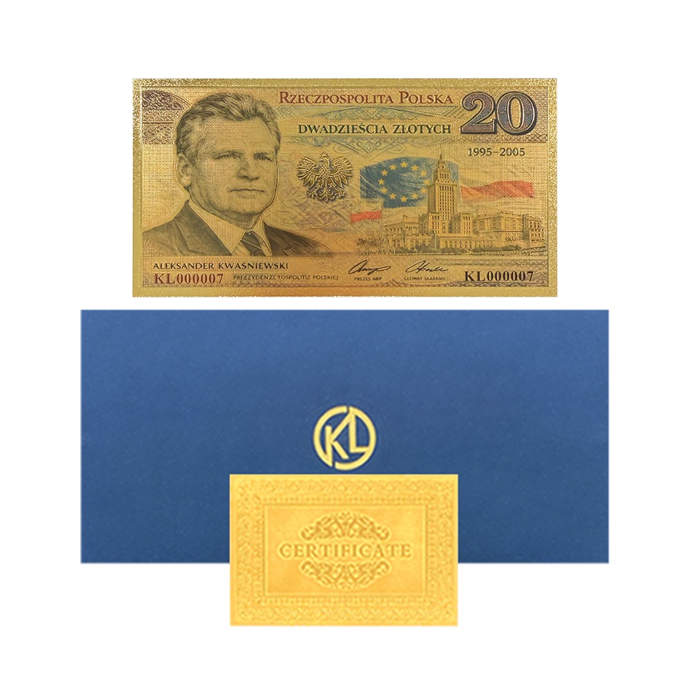 Banknot Kolekcjonerski „Aleksander Kwaśniewski – Prezydent RP 1995–2005” - obrazek 2