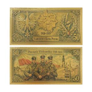 Banknot kolekcjonerski „POWSTANIE WIELKOPOLSKIE 1918-1919”