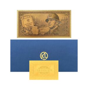 Banknot Kolekcjonerski „Zbrodnia Katyńska 1940” pozłacany