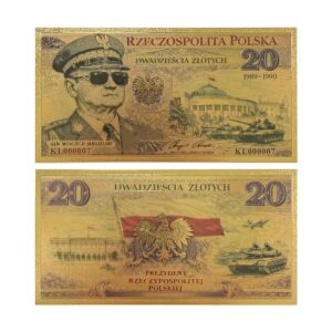 Banknot Kolekcjonerski „Gen. Wojciech Jaruzelski – Prezydent RP 1989–1990″