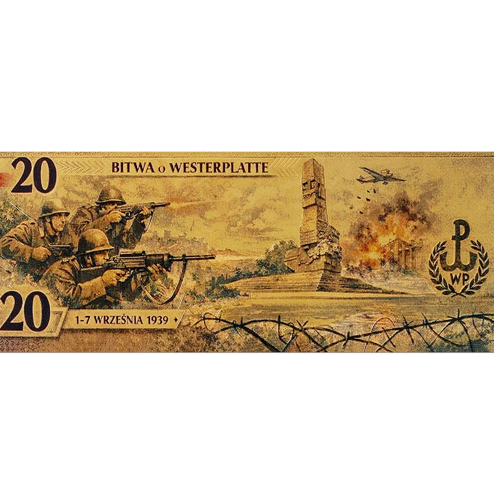 Banknot kolekcjonerski „WESTERPLATTE 1939”. - obrazek 4
