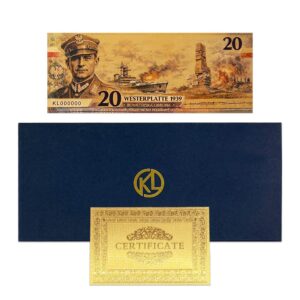 Banknot kolekcjonerski „WESTERPLATTE 1939”.