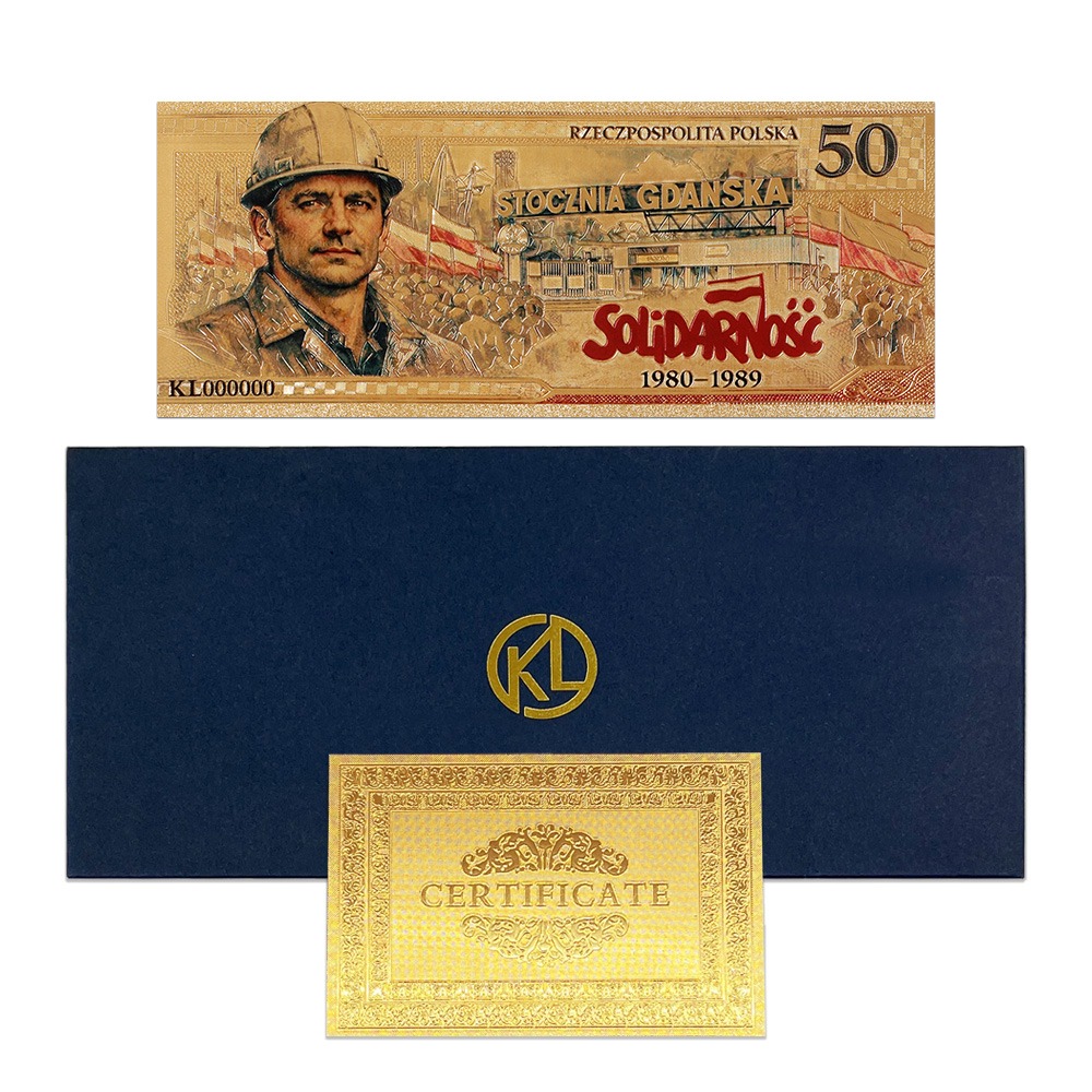 Banknot kolekcjonerski „SOLIDARNOŚĆ 1980–1989”. - obrazek 2