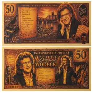Banknot kolekcjonerski „Zbigniew Wodecki”.