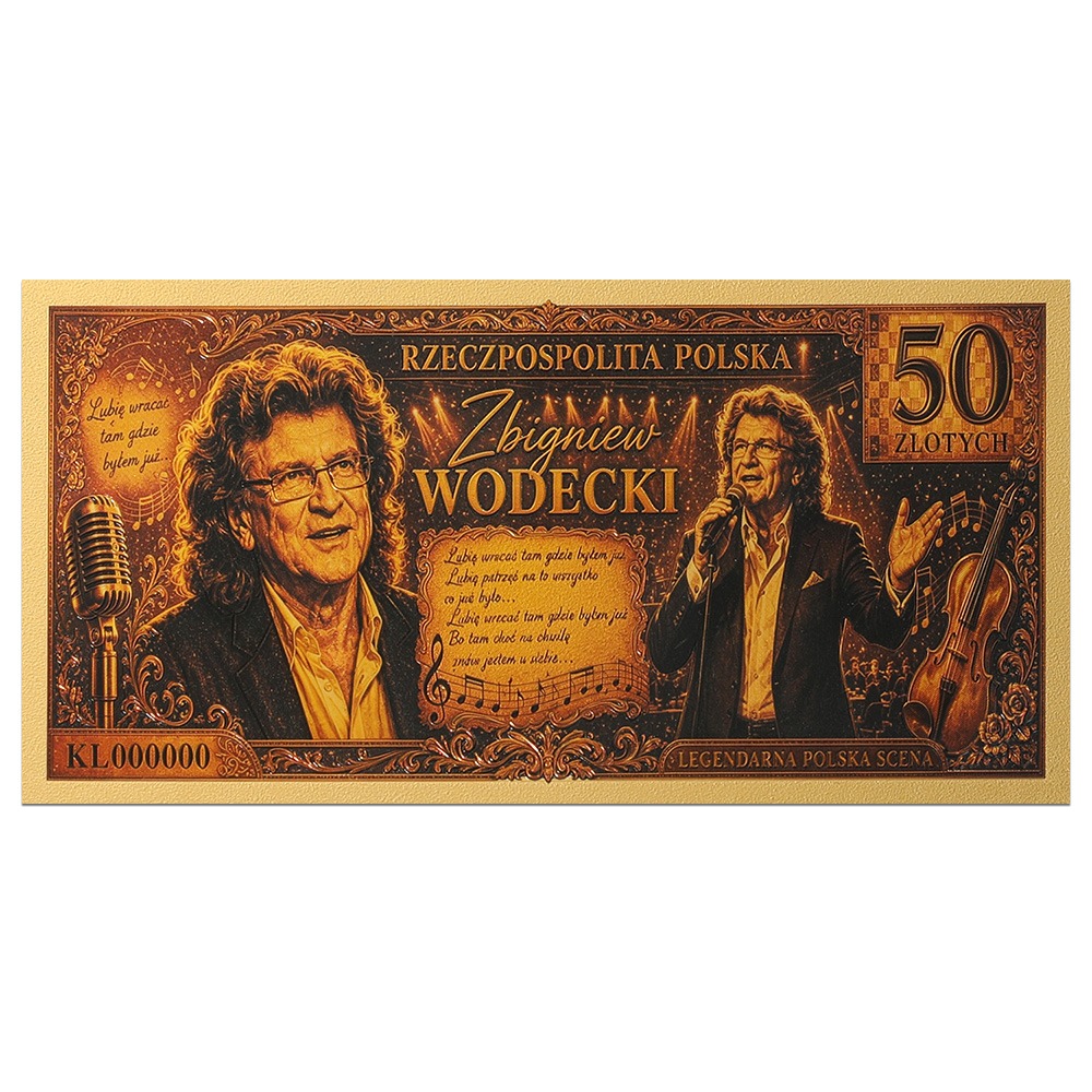 Banknot kolekcjonerski "Zbigniew Wodecki". - obrazek 3