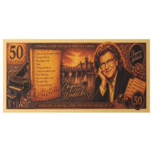 Banknot kolekcjonerski „Zbigniew Wodecki”.
