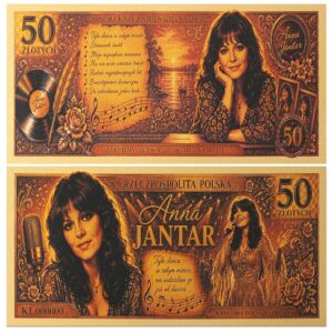 Banknot kolekcjonerski „Anna Jantar”.