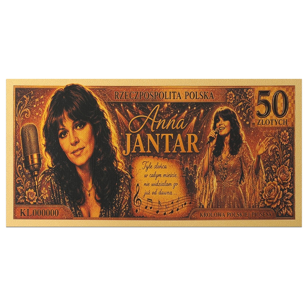 Banknot kolekcjonerski "Anna Jantar". - obrazek 2